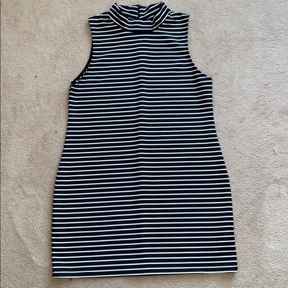 Straight fit striped dress